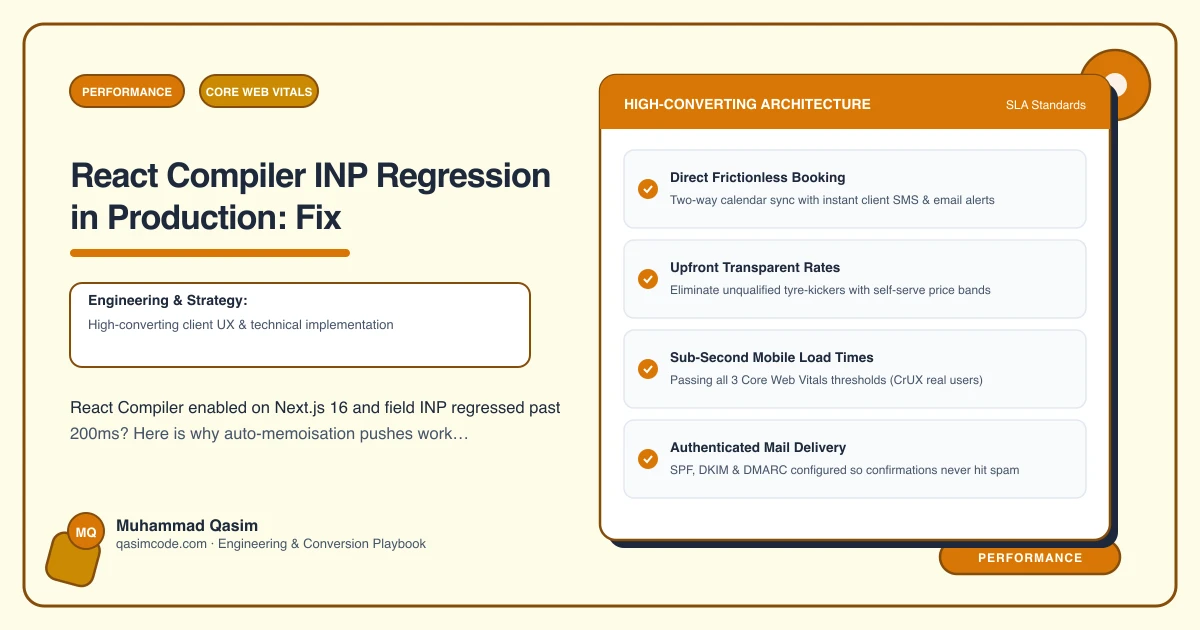 React Compiler INP Regression in Production: Fix