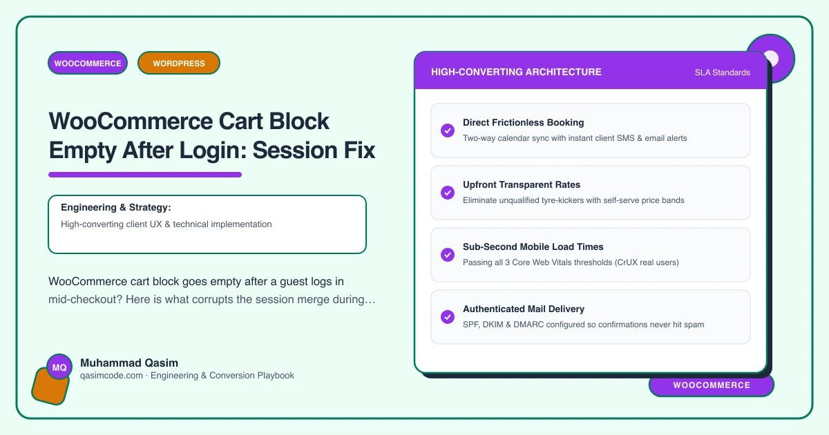 WooCommerce Cart Block Empty After Login: Session Fix