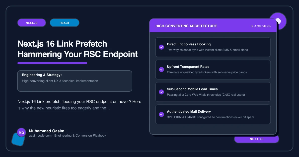 Next.js 16 Link Prefetch Hammering Your RSC Endpoint