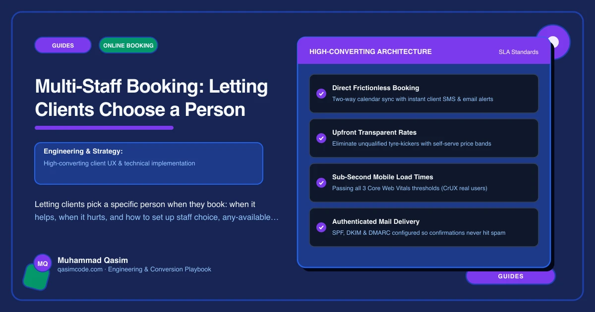 Multi-Staff Booking: Letting Clients Choose a Person