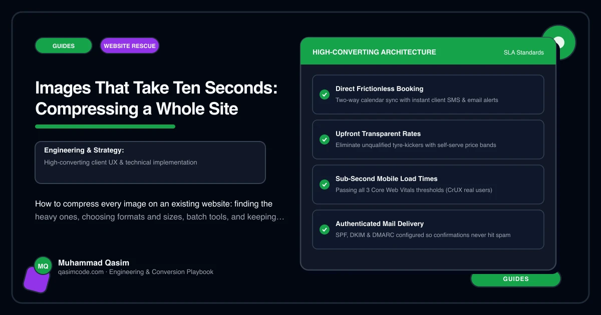 Images That Take Ten Seconds: Compressing a Whole Site