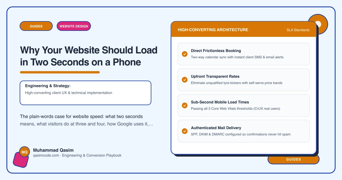Why Your Website Should Load in Two Seconds on a Phone