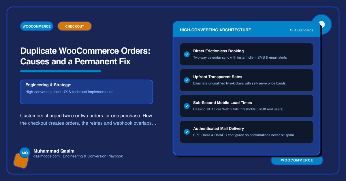 Duplicate WooCommerce Orders: Causes and a Permanent Fix