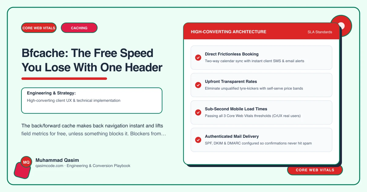 Bfcache: The Free Speed You Lose With One Header