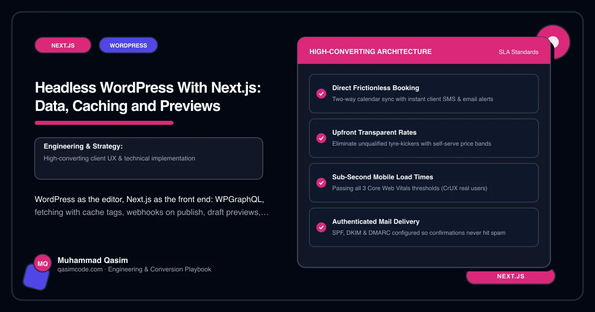 Headless WordPress With Next.js: Data, Caching and Previews