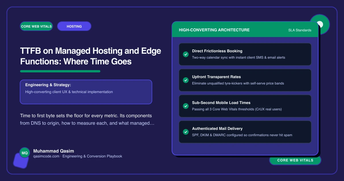 TTFB on Managed Hosting and Edge Functions: Where Time Goes