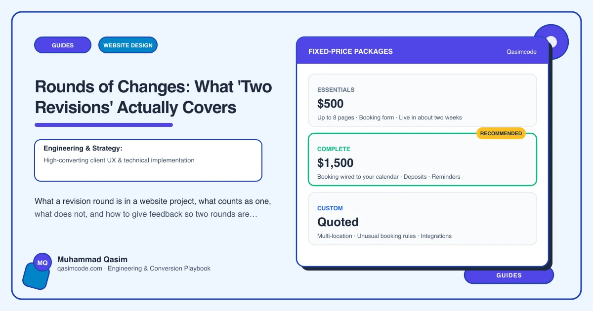 Rounds of Changes: What 'Two Revisions' Actually Covers
