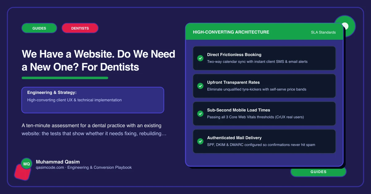 We Have a Website. Do We Need a New One? For Dentists