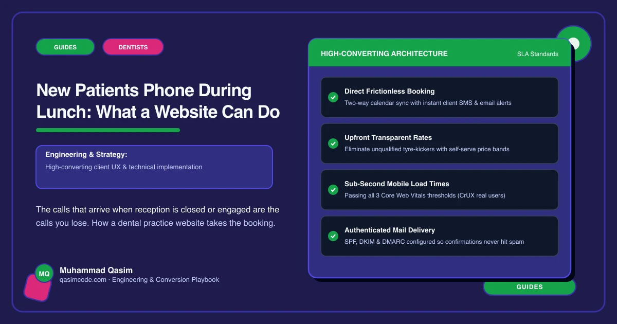 New Patients Phone During Lunch: What a Website Can Do