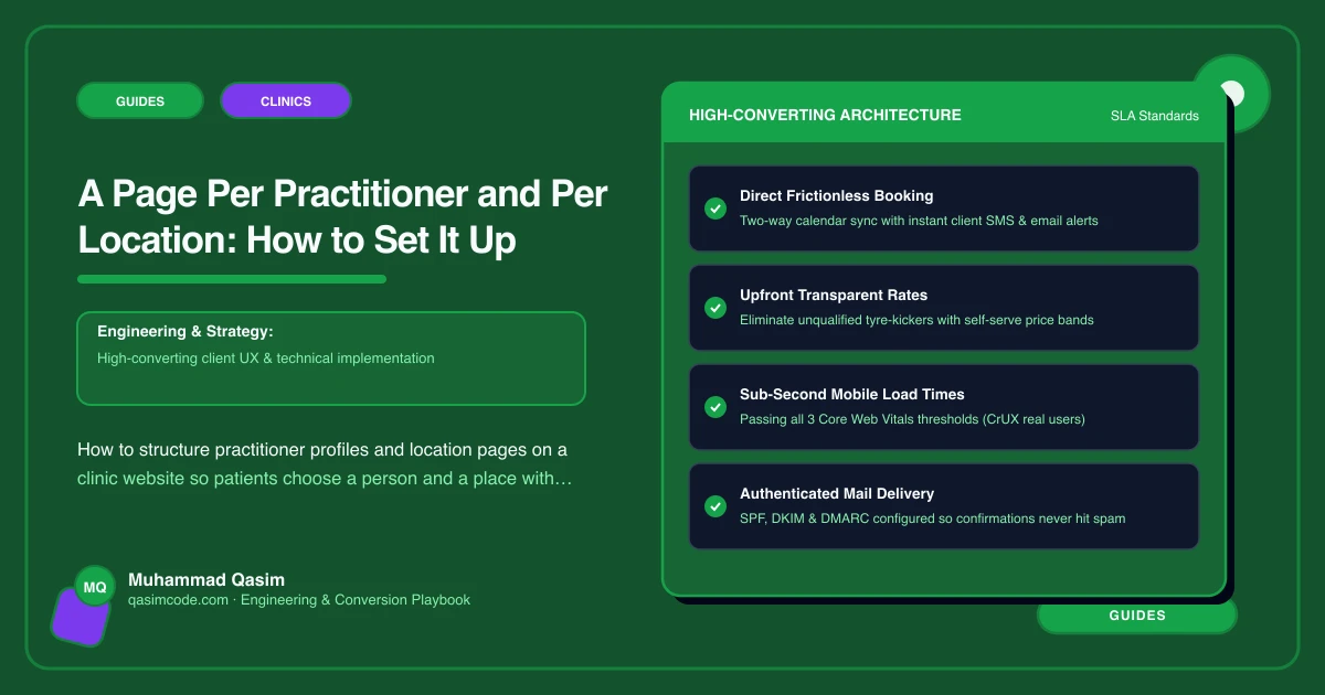A Page Per Practitioner and Per Location: How to Set It Up