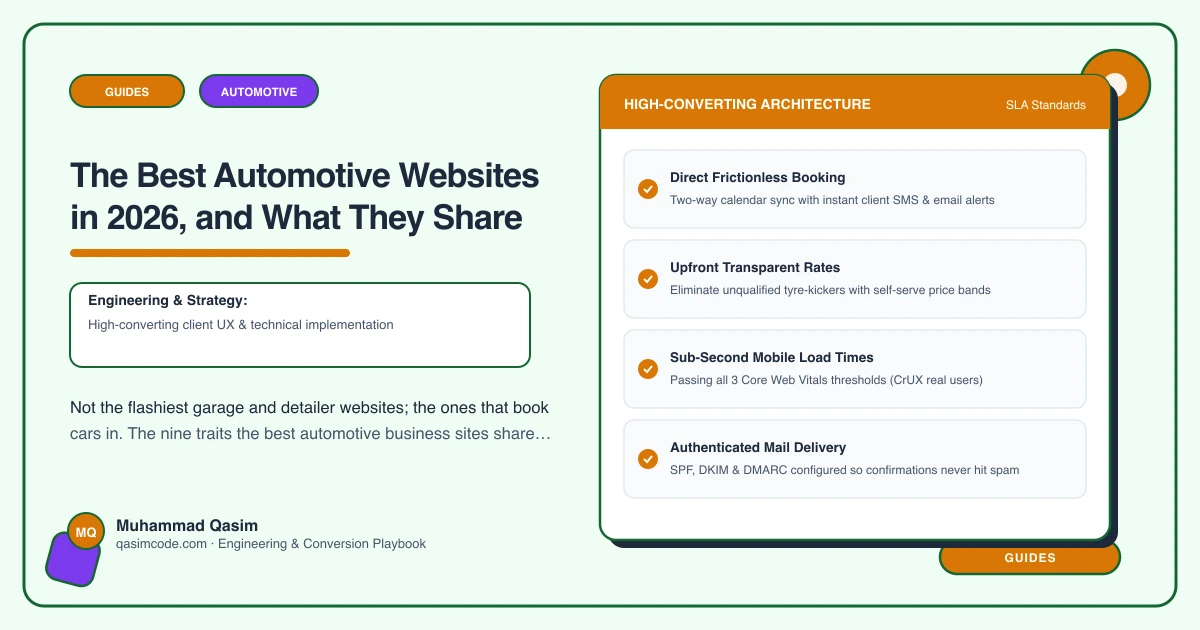 The Best Automotive Websites in 2026, and What They Share