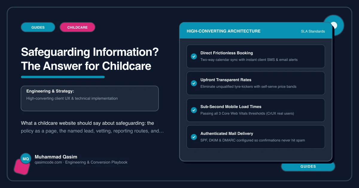 Safeguarding Information? The Answer for Childcare