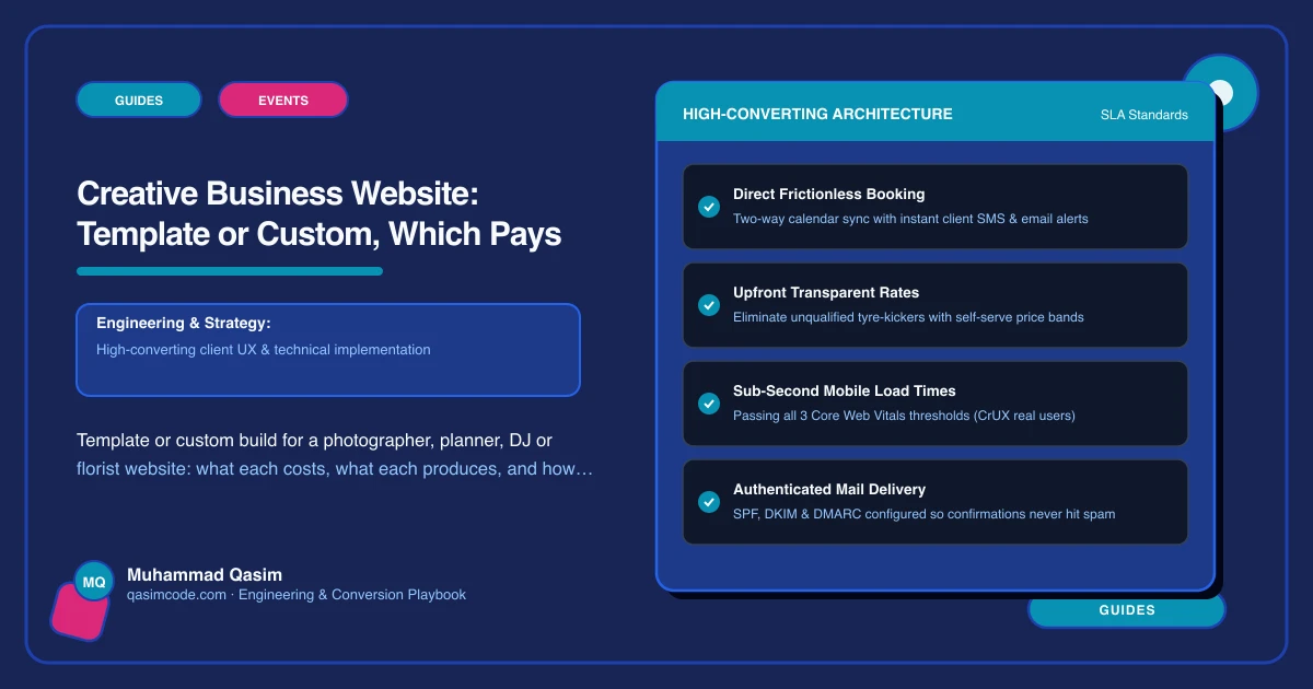 Creative Business Website: Template or Custom, Which Pays