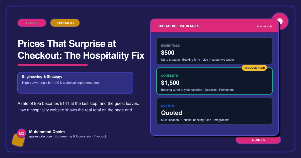 Prices That Surprise at Checkout: The Hospitality Fix