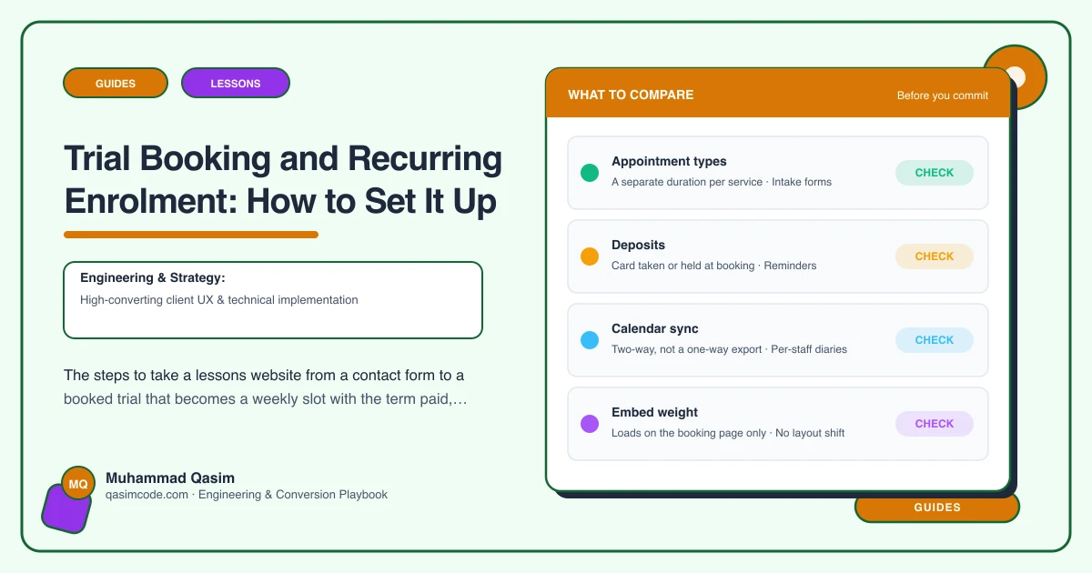 Trial Booking and Recurring Enrolment: How to Set It Up