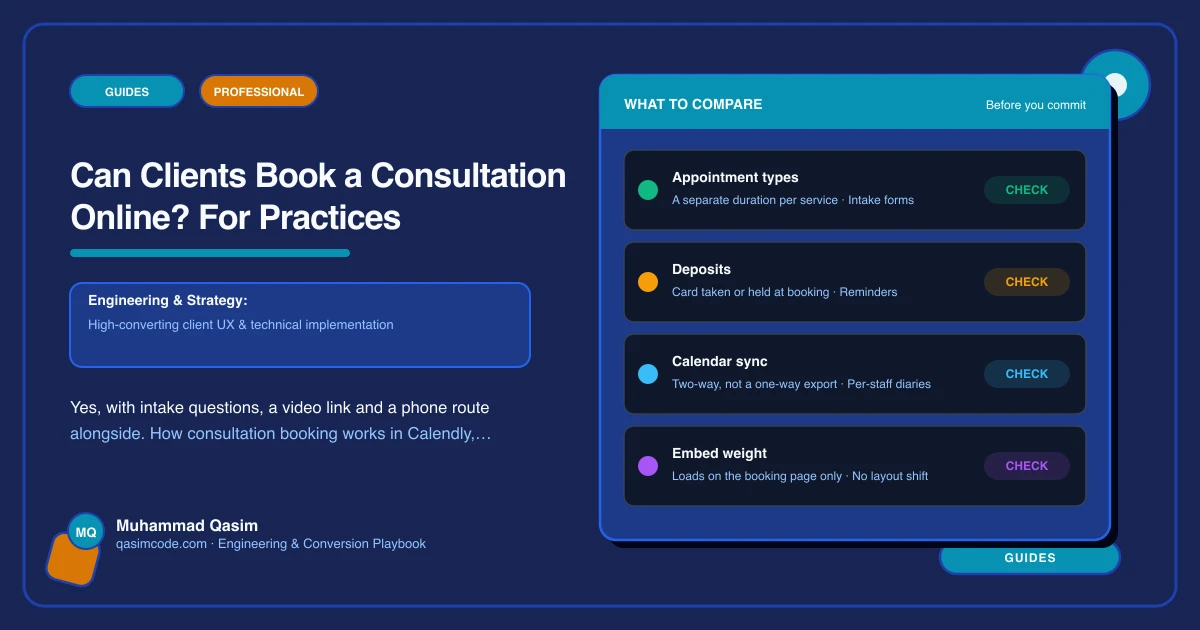 Can Clients Book a Consultation Online? For Practices