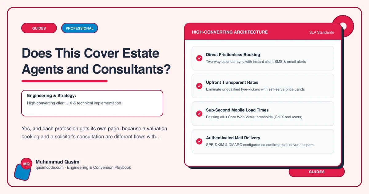 Does This Cover Estate Agents and Consultants?