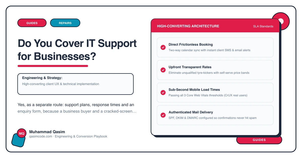 Do You Cover IT Support for Businesses?