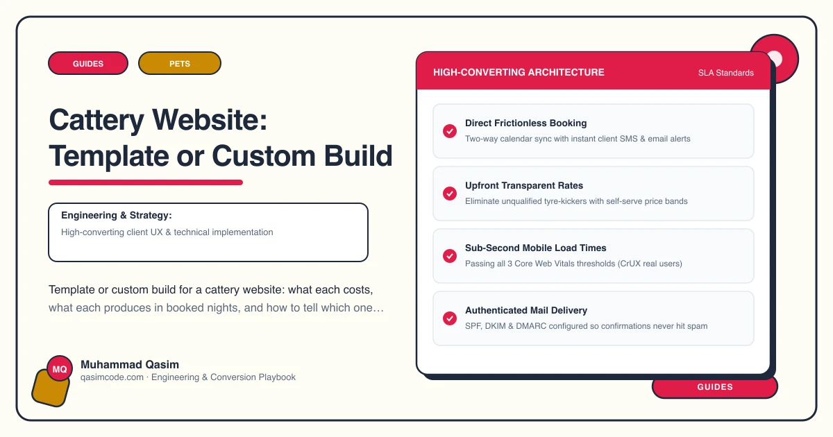 Cattery Website: Template or Custom Build