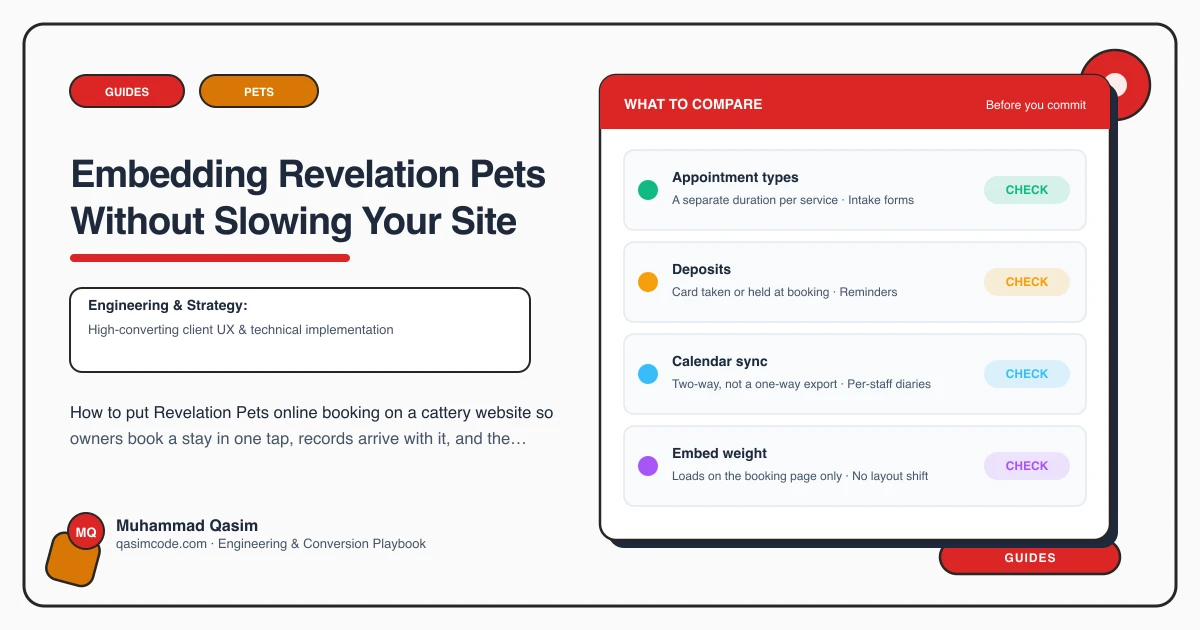 Embedding Revelation Pets Without Slowing Your Site