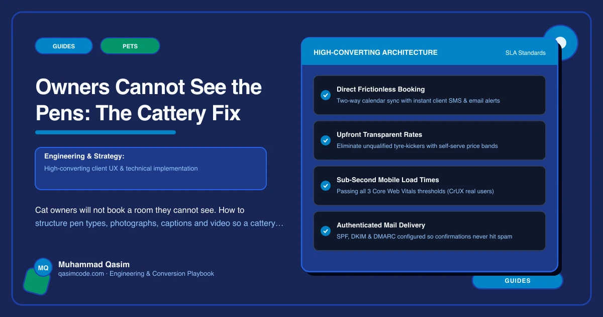 Owners Cannot See the Pens: The Cattery Fix