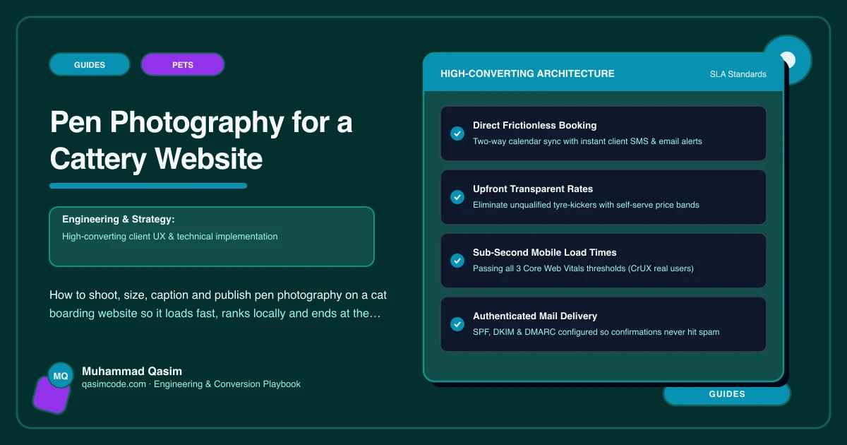 Pen Photography for a Cattery Website