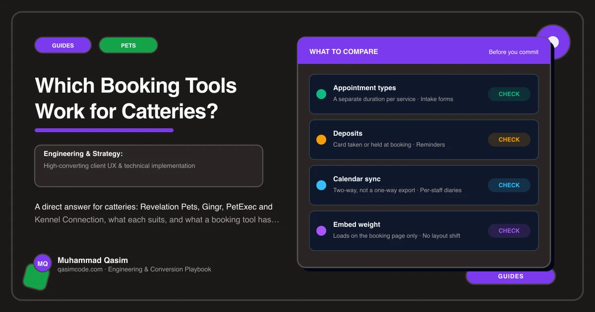 Which Booking Tools Work for Catteries?