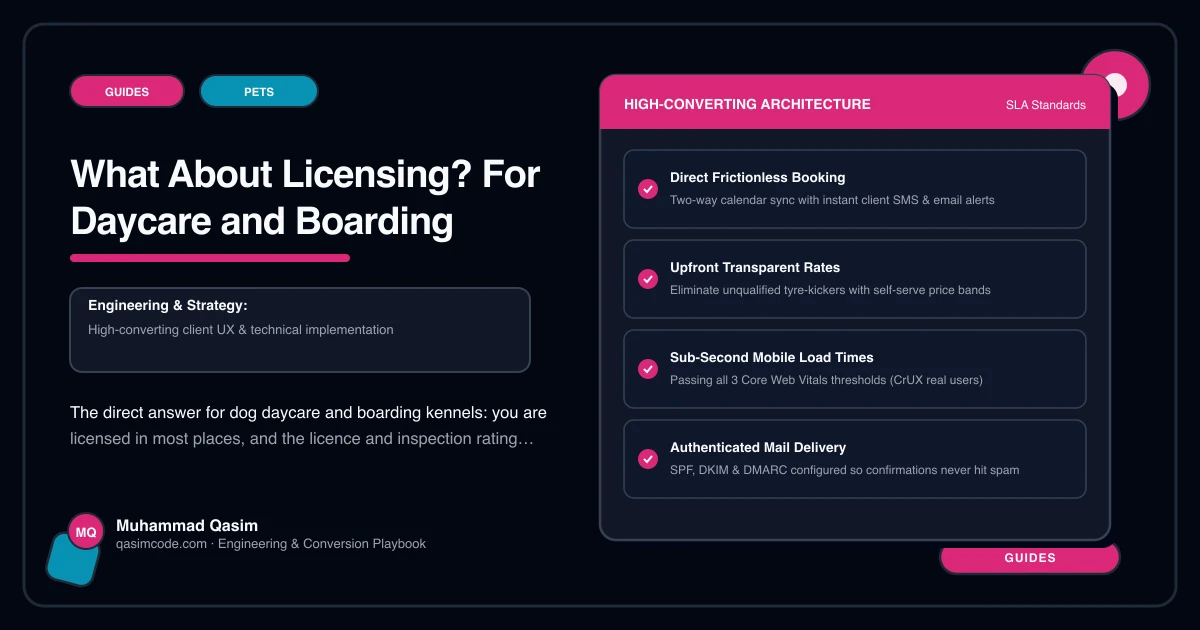 What About Licensing? For Daycare and Boarding