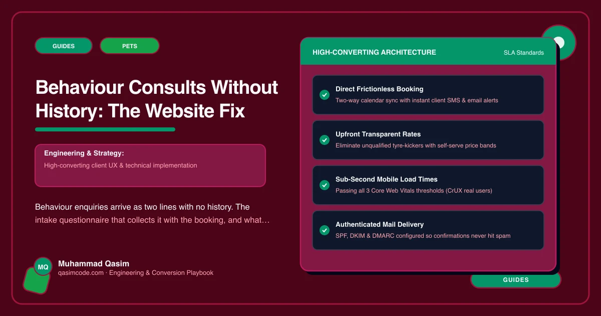 Behaviour Consults Without History: The Website Fix