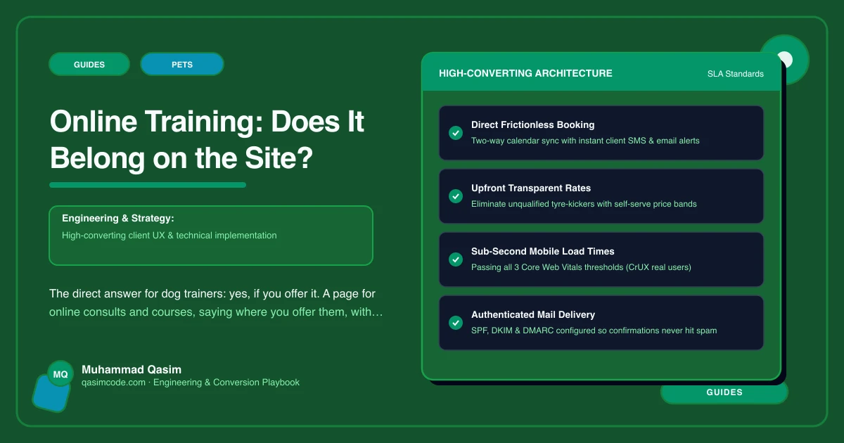 Online Training: Does It Belong on the Site?