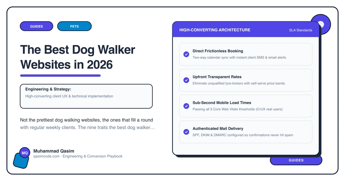 The Best Dog Walker Websites in 2026