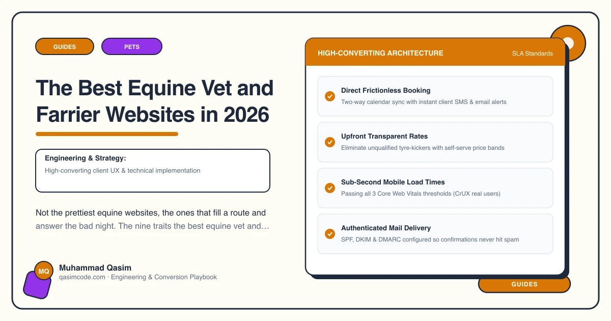 The Best Equine Vet and Farrier Websites in 2026