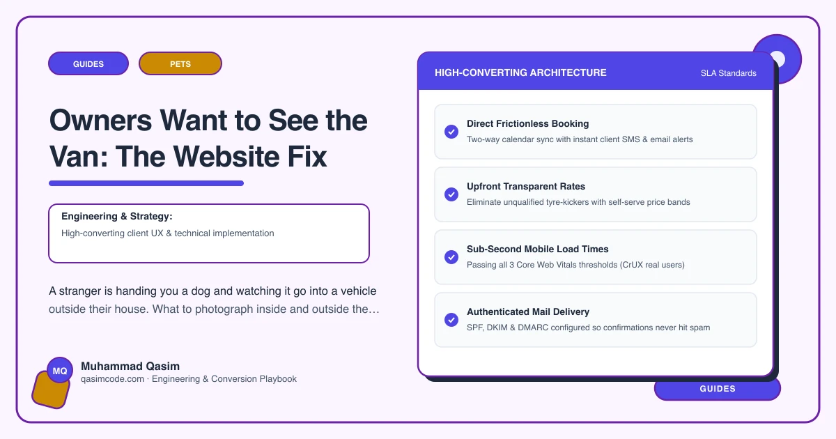 Owners Want to See the Van: The Website Fix