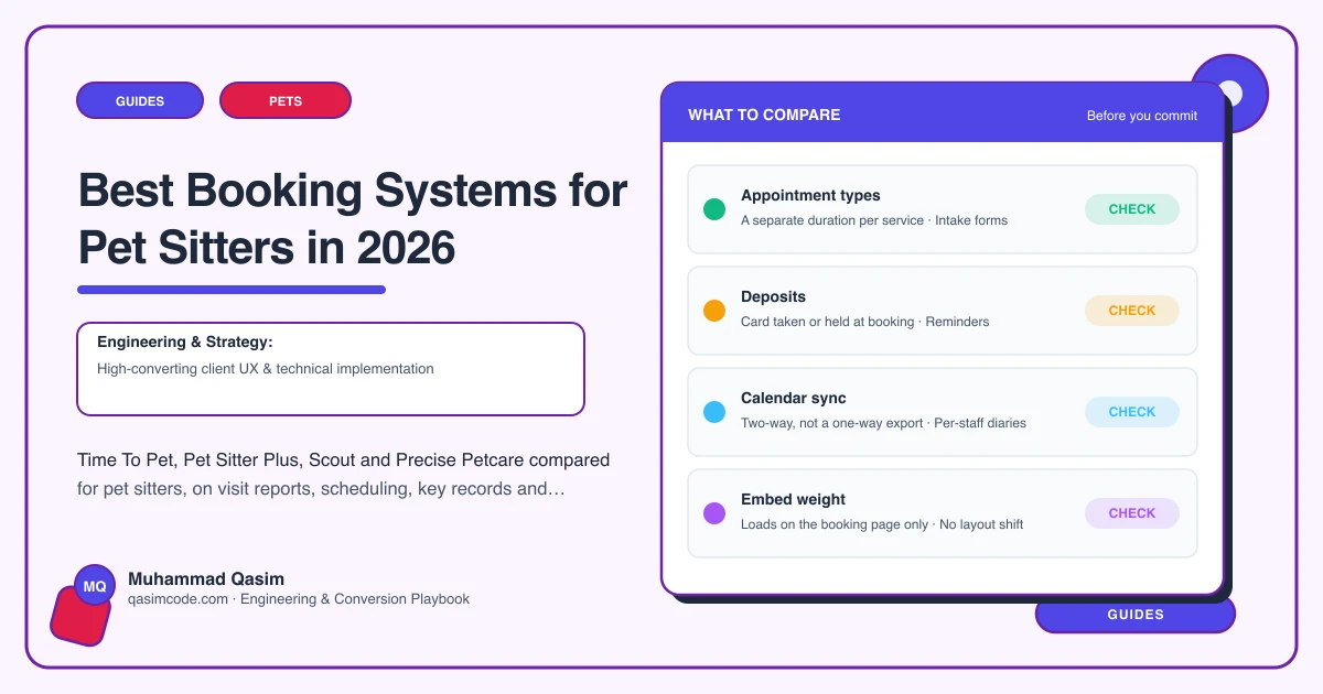 Best Booking Systems for Pet Sitters in 2026