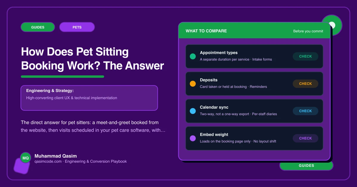 How Does Pet Sitting Booking Work? The Answer
