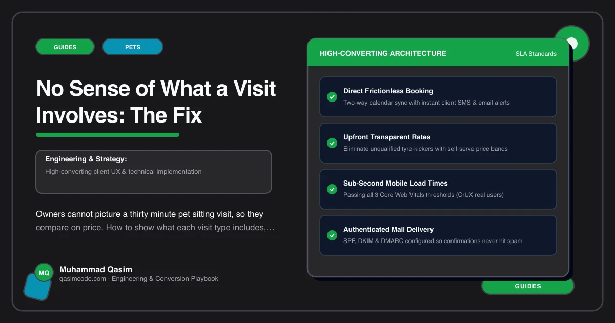 No Sense of What a Visit Involves: The Fix