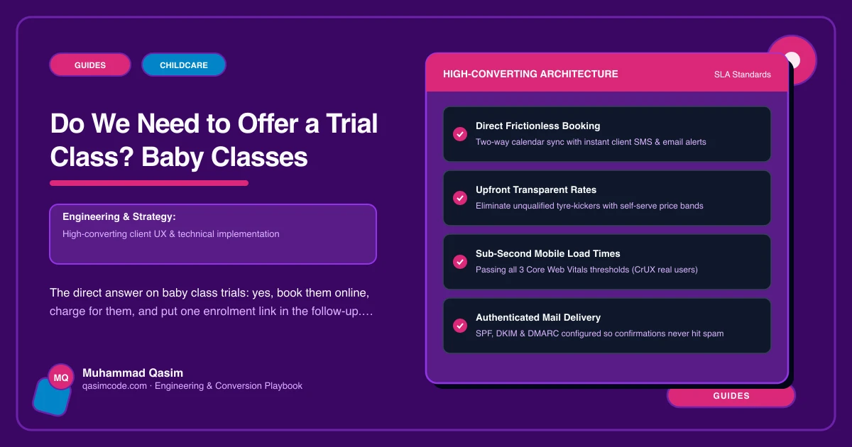 Do We Need to Offer a Trial Class? Baby Classes