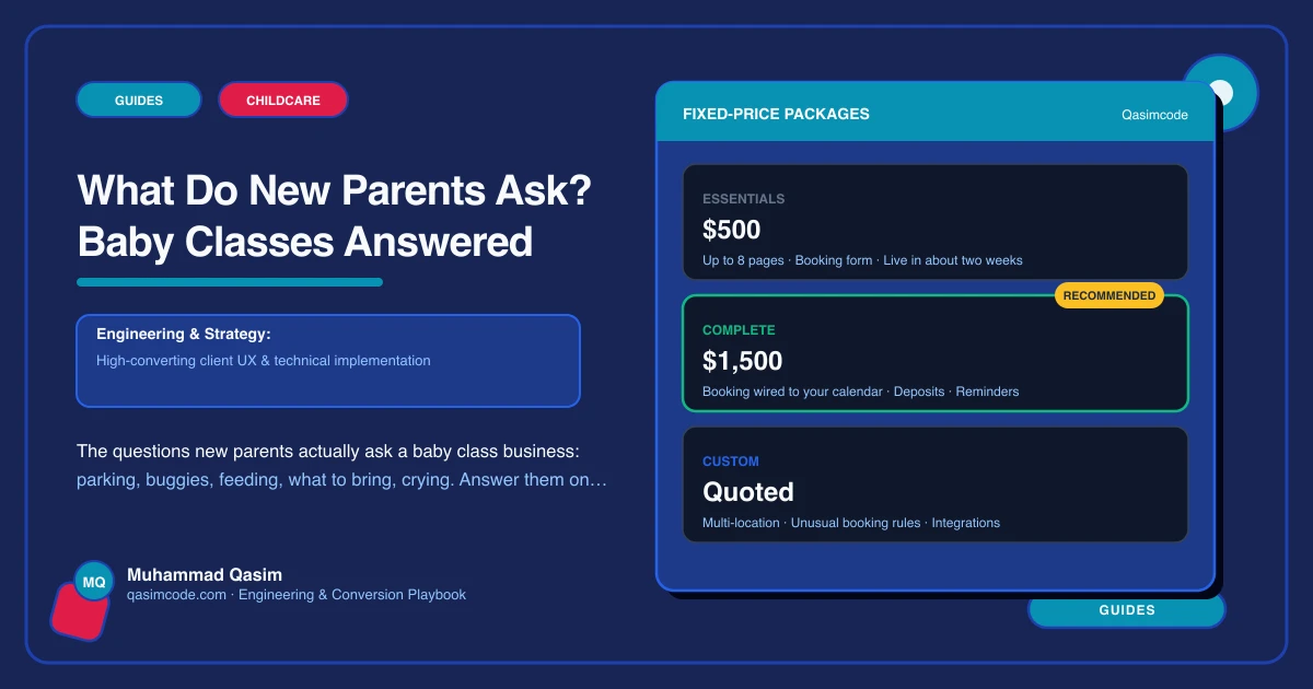 What Do New Parents Ask? Baby Classes Answered