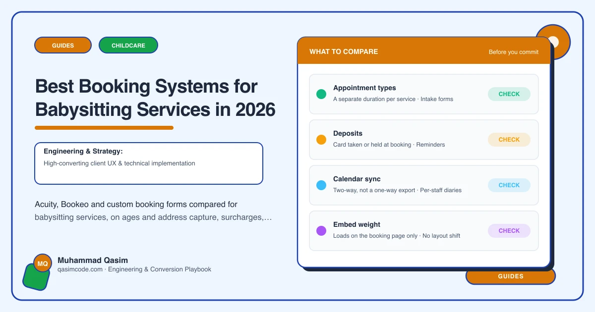 Best Booking Systems for Babysitting Services in 2026