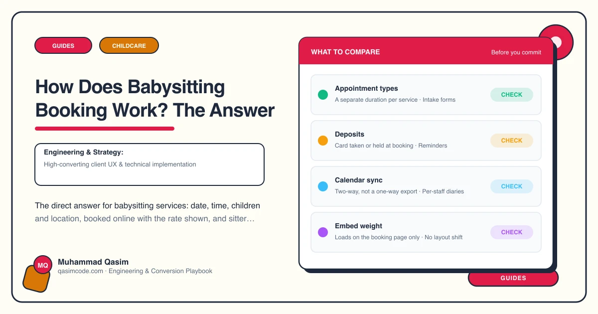 How Does Babysitting Booking Work? The Answer