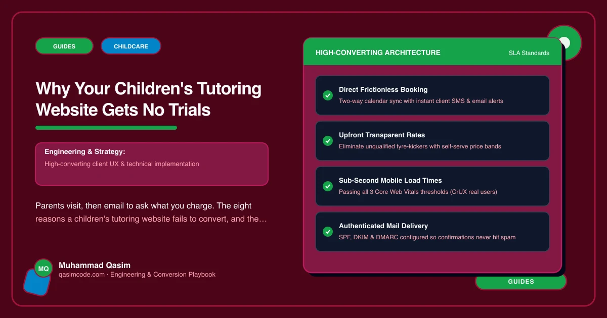 Why Your Children's Tutoring Website Gets No Trials