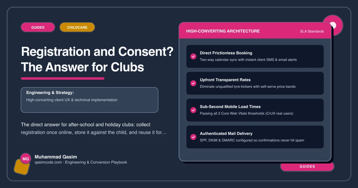Registration and Consent? The Answer for Clubs