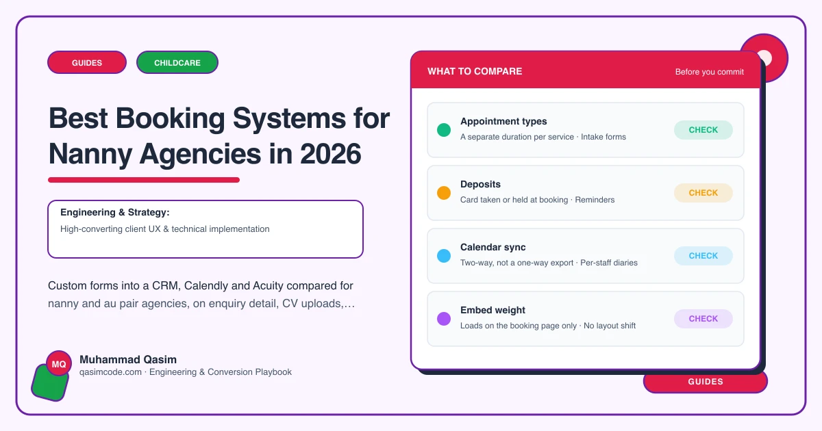 Best Booking Systems for Nanny Agencies in 2026
