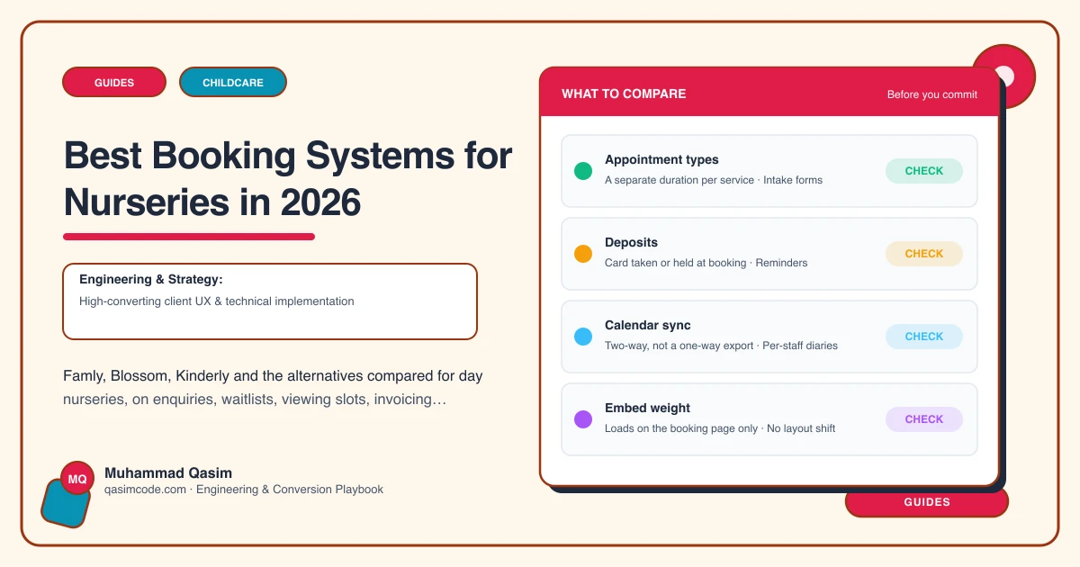 Best Booking Systems for Nurseries in 2026