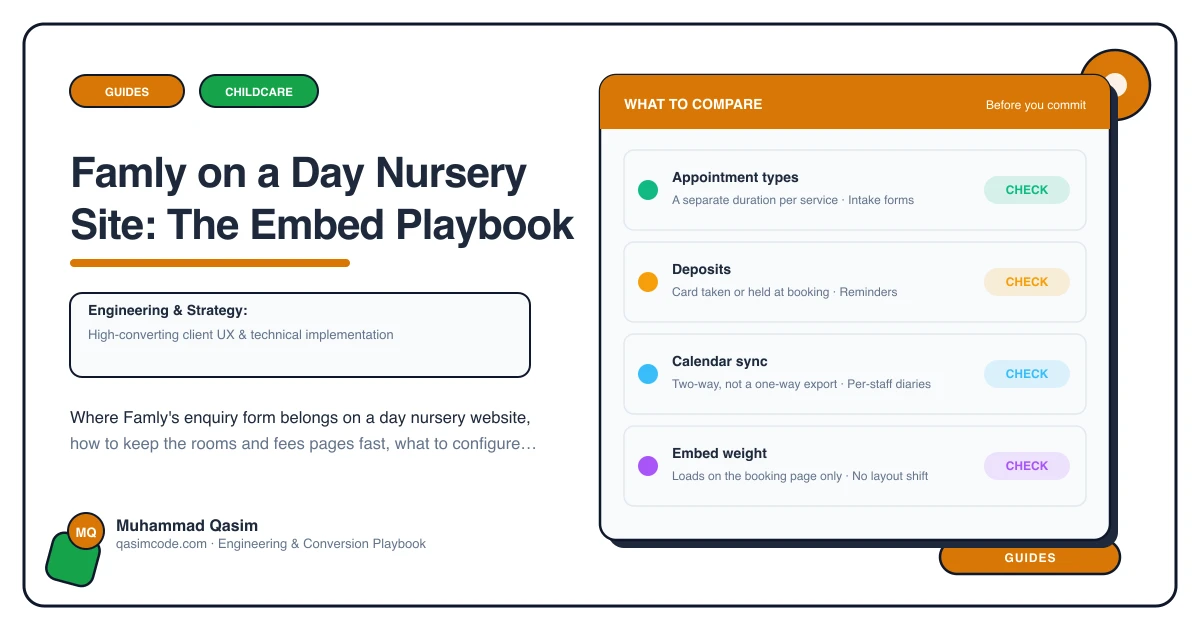 Famly on a Day Nursery Site: The Embed Playbook