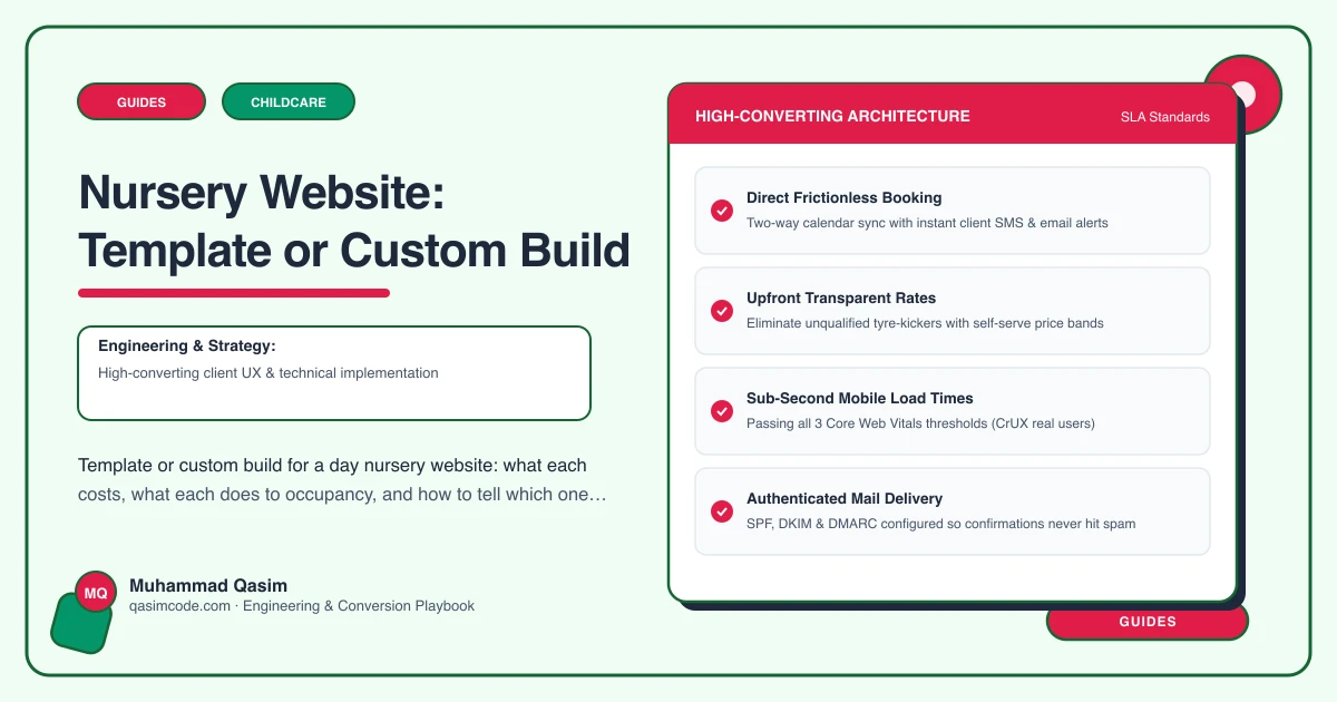 Nursery Website: Template or Custom Build