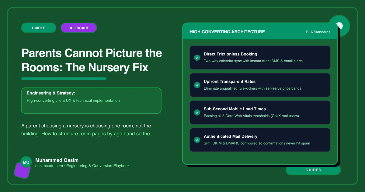 Parents Cannot Picture the Rooms: The Nursery Fix