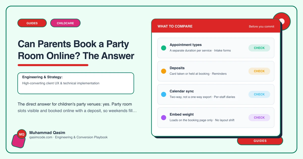 Can Parents Book a Party Room Online? The Answer