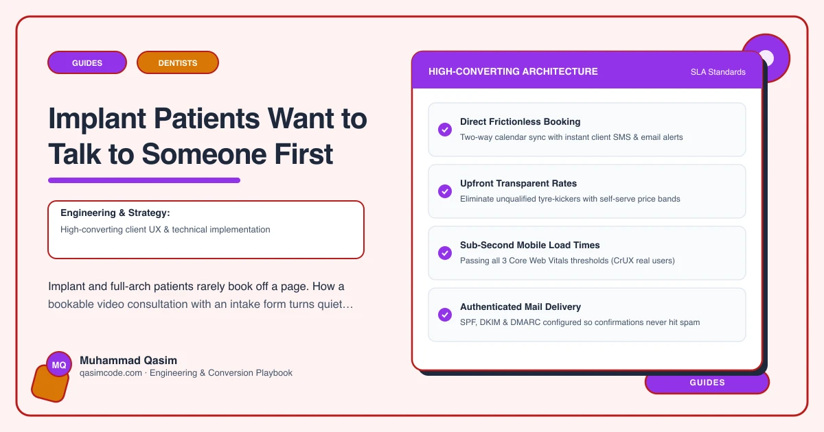 Implant Patients Want to Talk to Someone First