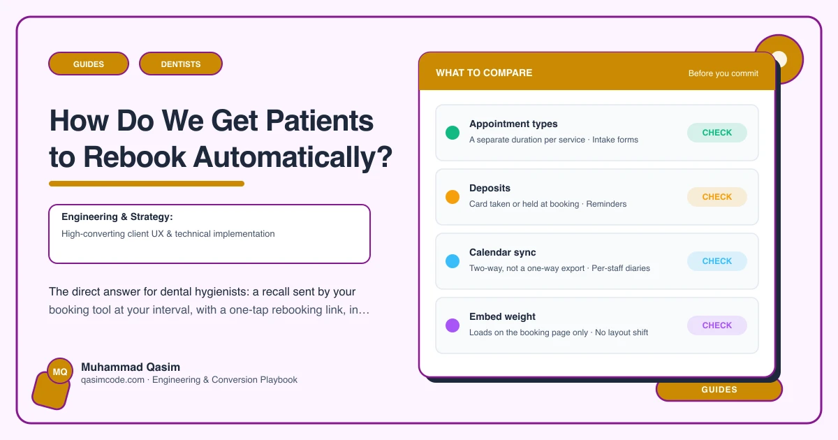 How Do We Get Patients to Rebook Automatically?